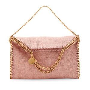 Stella McCartney Falabella Raffia Shoulder Bag Brick